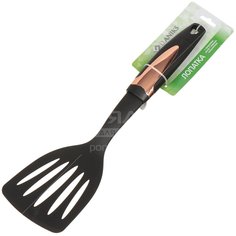 Лопатка кулинарная нейлон, черная, Daniks, YW-KT082-3