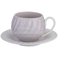 Набор чайный фарфор, 2 предмета, на 1 персону, 200 мл, Lefard, 374-042