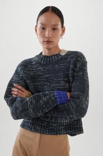 ДЖЕМПЕР КОНТРАСТНОЙ ВЯЗКИ COS