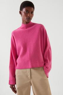 ШЕРСТЯНОЙ ДЖЕМПЕР С ВЫСОКИМ ВОРОТНИКОМ COS