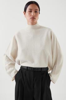 ШЕРСТЯНОЙ ДЖЕМПЕР С ВЫСОКИМ ВОРОТНИКОМ COS