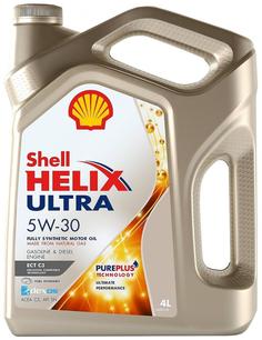 Моторное масло Shell Helix Ultra ECT С3 5w30, 4л