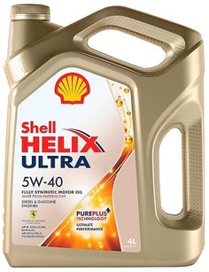 Моторное масло Shell Helix Ultra 5w40, 4л