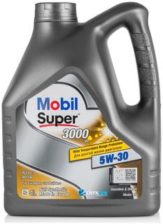 Моторное масло Mobil Super 3000 XE 5W-30, 4 л