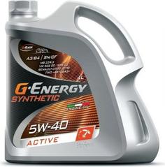 Моторное масло G-Energy SyntheticActive 5W-40 4л 253142410
