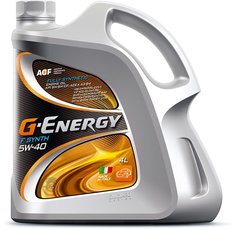 Моторное масло G-Energy F Synth 5W-40, 4 л