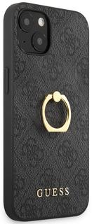 Клип-кейс Guess RING STAND для Apple iPhone 13 mini (серый)