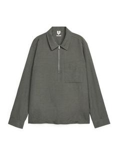 Куртка-рубашка из смеси лиоцелла и льна Arket