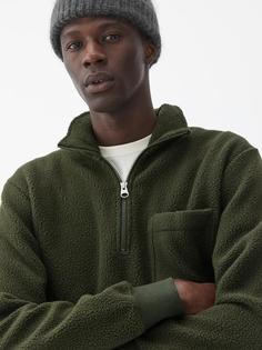 Флисовый джемпер с воротником на молнии Arket