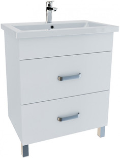 Тумба с раковиной белый глянец 70 см IDDIS Custo New NCU70W0i95K