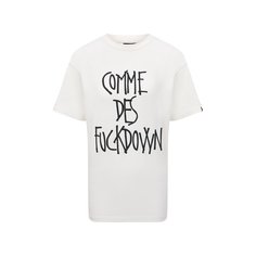 Хлопковая футболка Comme des Fuckdown
