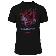 Футболка Cyberpunk 2077 Neon Samurai Premium Tee (S) Neon Samurai Premium Tee (S)