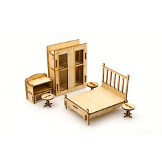 Мебель для кукол Теремок Спальня