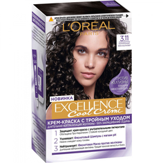 Краска для волос Loreal Сool creme 3.11 темный каштан 190 мл L'Oreal