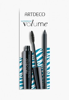 Набор для макияжа глаз Artdeco Тушь для ресниц водостойкая Perfect Volume Mascara Waterproof 71, Карандаш для век водостойкий Soft Eye Liner Waterproof 10