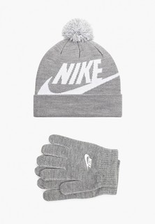 Шапка и перчатки Nike NAN SWOOSH POM BEANIE GLV SET