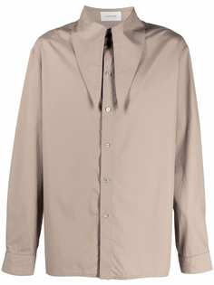 Lemaire рубашка с заостренным воротником