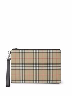 Burberry клатч в клетку Vintage Check