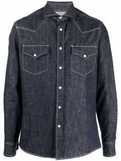 Brunello Cucinelli джинсовая рубашка