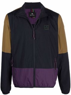 PS Paul Smith куртка в стиле колор-блок на молнии