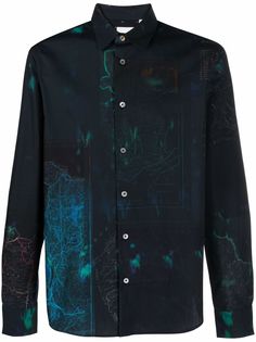 PAUL SMITH рубашка с узором