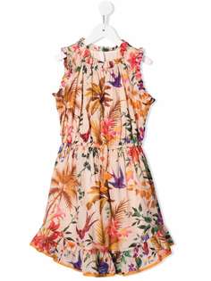 ZIMMERMANN Kids платье с цветочным принтом