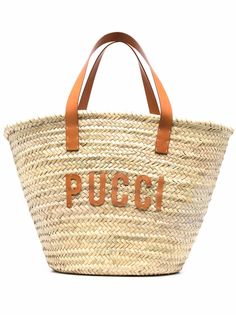 Emilio Pucci сумка-корзина с логотипом