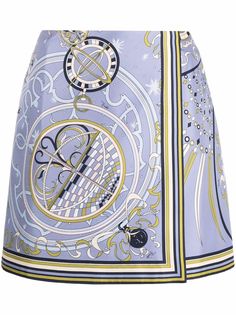 Emilio Pucci юбка А-силуэта с графичным принтом