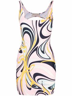 Emilio Pucci платье с принтом Onde