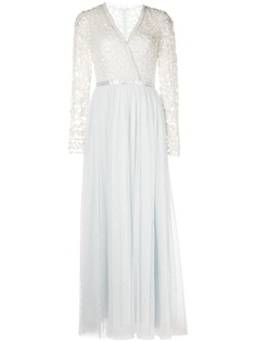 Needle & Thread платье Tempest с V-образным вырезом