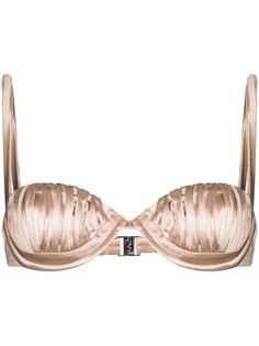 Isa Boulder Shelly metallic balconette bikini top