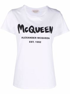 Alexander McQueen футболка с логотипом