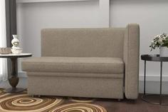 Кушетка Полонез с ящиком для хранения Бежевая рогожка тахта Smart