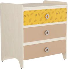 Комод Маша и Медведь Happy Days три ящика Smart