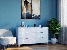 Комод Марвин 7 Белый глянец Smart