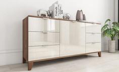 Комод Сканди 33 ваниль глянец Smart