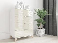 Комод Сканди 21 ваниль глянец Smart