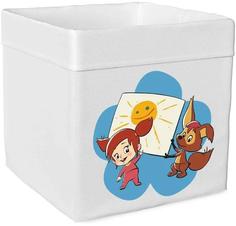 Ящик текстильный для игрушек Простоквашино 3 Smart