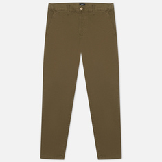 Мужские брюки Edwin Regular Chino, цвет оливковый, размер 36