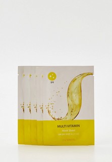 Набор масок для лица The Saem The Saem Bio Solution Radiance Multi Vitamin Mask Sheet, 5шт*20г