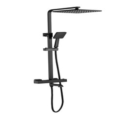 Душевые системы система душевая ESKO Singapore black с термостатом ЕСКО