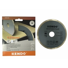 Диски отрезные алмазные диск алмазный KENDO 125х22,2х1,9мм сплошной