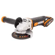 Аккумуляторная угловая шлифмашина worx кейс wx800