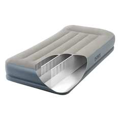 Надувная кровать intex mid-rice airbed 99x191x30 см 64116