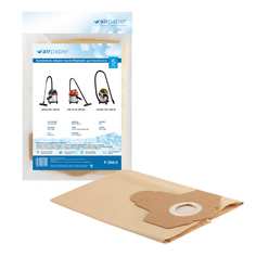 Мешки-пылесборники бумажные (5 шт; до 20 литров) для профессиональных пылесосов air paper p-204/5
