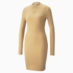 Платье Classics Ribbed Long Sleeve Womens Dress Puma