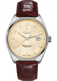 Швейцарские наручные женские часы Atlantic 11750.41.35S. Коллекция Worldmaster