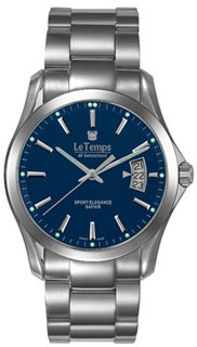 Швейцарские наручные мужские часы Le Temps LT1080.13BS01. Коллекция Sport Elegance