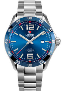 Швейцарские наручные мужские часы Le Temps LT1040.19BS01. Коллекция Sport Elegance