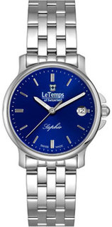 Швейцарские наручные мужские часы Le Temps LT1055.13BS01. Коллекция Zafira
